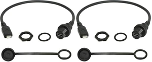 30cm USB Type C 2.0 Car Mount Dash Flush Waterproof Extension Cable for Car, Boa 30cm USB Type C 2.0 Car Mount Dash Flush Waterproof Extension Cable for Car, Boa