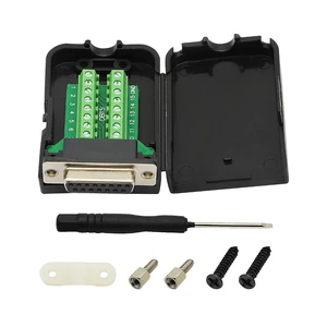 DB15 Breakout Connector, Serial Female to DB15 Screw Terminal Signal Module with DB15 Breakout Connector, Serial Female to DB15 Screw Terminal Signal Module with