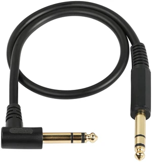 1/4 Inch Guitar Instrument Cable, Right Angle 6.35mm Male TRS to 6.35mm Male TRS 1/4 Inch Guitar Instrument Cable, Right Angle 6.35mm Male TRS to 6.35mm Male TRS