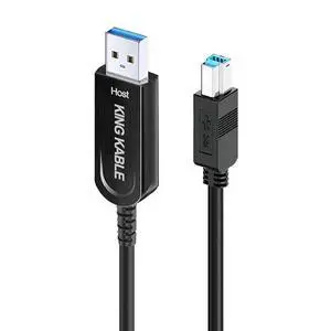Optical Fiber USB3.1 Gen2 Type A to B Cable 10Gbps Backward Comaptible with USB3.0 USB2.0 USB1.1 Version Optical Fiber USB3.1 Gen2 Type A to B Cable 10Gbps Backward Comaptible with USB3.0 USB2.0 USB1.1 Version