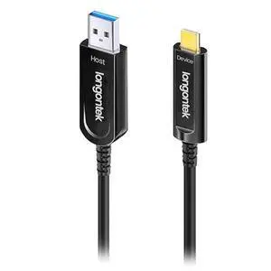 Optical Fiber USB3.1 Gen2 Type A to C Cable Support 10Gbps USB3.1 USB3.0 USB2.0 for Video Conference Hub VR SLR Camera Industry Link Cable (5M/16FT) Optical Fiber USB3.1 Gen2 Type A to C Cable Support 10Gbps USB3.1 USB3.0 USB2.0 for Video Conference Hub VR SLR Camera Industry Link Cable (5M/16FT)