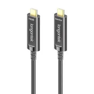 Optical Fiber USB3.1 Gen2 Type C Cable Support 10Gbps USB3.1 USB3.0 USB2.0 for VR SLR Camera Industry Camera Link (15M/50FT) Optical Fiber USB3.1 Gen2 Type C Cable Support 10Gbps USB3.1 USB3.0 USB2.0 for VR SLR Camera Industry Camera Link (15M/50FT)