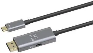USB-C to DisplayPort Cable with PD Charging Port 3.3FT (1M), 8K@60Hz Fiber Optic Video Cable, USB Type-C Display Adapter, Lossless Transmission USB-C to DisplayPort Cable with PD Charging Port 3.3FT (1M), 8K@60Hz Fiber Optic Video Cable, USB Type-C Display Adapter, Lossless Transmission