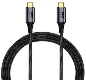 USB4 Thunderbolt 4 Cable 3.9FT (1.2M), 40Gbps High Speed USB-C Cable, 100W PD Fast Charging, 8K@60Hz Video Support USB4 Thunderbolt 4 Cable 3.9FT (1.2M), 40Gbps High Speed USB-C Cable, 100W PD Fast Charging, 8K@60Hz Video Support