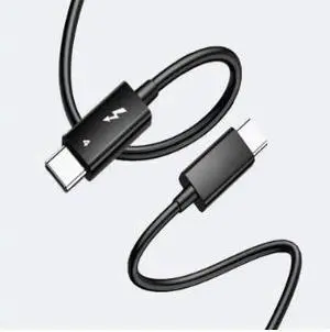 Thunderbolt 4 Cable 2.3FT (0.7M), USB4 Type-C Cable, 40Gbps High Speed Data Transfer, 100W PD Fast Charging, 8K@60Hz Video Support Thunderbolt 4 Cable 2.3FT (0.7M), USB4 Type-C Cable, 40Gbps High Speed Data Transfer, 100W PD Fast Charging, 8K@60Hz Video Support