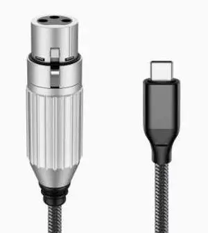 USB-C to XLR Cable 16.4FT (5M), Type-C to XLR Male/Female Audio Cable for Microphone, Speaker, Mixer, Audio Interface & Recording Equipment USB-C to XLR Cable 16.4FT (5M), Type-C to XLR Male/Female Audio Cable for Microphone, Speaker, Mixer, Audio Interface & Recording Equipment