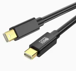 Mini DisplayPort 2.1 Cable 6.6FT (2M), Mini DP Male to Male Cable 80Gbps High Speed Supports 16K@30Hz, Gold-Plated Connector for Monitor, Laptop & Display Devices Mini DisplayPort 2.1 Cable 6.6FT (2M), Mini DP Male to Male Cable 80Gbps High Speed Supports 16K@30Hz, Gold-Plated Connector for Monitor, Laptop & Display Devices