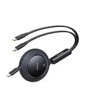 Retractable USB C Cable 4ft, Single Port Max 100W 2 in 1 USBC to USBC Multi Fast Charging Cable, 5 Length Presets, Type C Charger Cord for iPhone 17 Pro/Plus/Max, Galaxy S24, iPad Pro, Tablet Retractable USB C Cable 4ft, Single Port Max 100W 2 in 1 USBC to USBC Multi Fast Charging Cable, 5 Length Presets, Type C Charger Cord for iPhone 17 Pro/Plus/Max, Galaxy S24, iPad Pro, Tablet