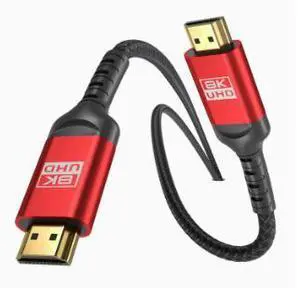 7.5M HDMI 2.1 Cable 8K@60Hz 48Gbps Ultra High Speed HDMI Cable with HDR, eARC, VRR, ALLM for TV, Monitor, PC, Gaming Console & Projector 7.5M HDMI 2.1 Cable 8K@60Hz 48Gbps Ultra High Speed HDMI Cable with HDR, eARC, VRR, ALLM for TV, Monitor, PC, Gaming Console & Projector