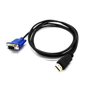 1.8 M HDMI-Compatible Cable to V/GA 1080P HD with Adapter Cable HDMI-Compatible to V/GA Cable 1.8 M HDMI-Compatible Cable to V/GA 1080P HD with Adapter Cable HDMI-Compatible to V/GA Cable