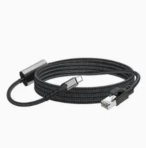 3.9FT USB C to Gigabit Ethernet Adapter, Type-C to RJ45 Network Adapter with USB 3.0 High Speed LAN Port for Laptop Tablet Smartphone 3.9FT USB C to Gigabit Ethernet Adapter, Type-C to RJ45 Network Adapter with USB 3.0 High Speed LAN Port for Laptop Tablet Smartphone