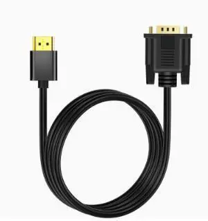 3.3FT HDMI to VGA Cable with Built-in Chip, HDMI Male to VGA Male Converter Adapter Supports 1080P for Laptop PC Monitor Projector TV 3.3FT HDMI to VGA Cable with Built-in Chip, HDMI Male to VGA Male Converter Adapter Supports 1080P for Laptop PC Monitor Projector TV