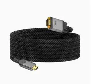 9.8FT Micro HDMI to VGA Adapter Cable 1080P, HDMI Type-D Male to VGA Converter with Gold-Plated Connector for Monitor Projector Display 9.8FT Micro HDMI to VGA Adapter Cable 1080P, HDMI Type-D Male to VGA Converter with Gold-Plated Connector for Monitor Projector Display
