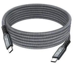 16.4FT USB-C to USB-C Cable, USB 3.2 Full Feature Cable 20Gbps Data Transfer PD 240W Fast Charging 4K@60Hz Video Cable for Laptop Phone Monitor 16.4FT USB-C to USB-C Cable, USB 3.2 Full Feature Cable 20Gbps Data Transfer PD 240W Fast Charging 4K@60Hz Video Cable for Laptop Phone Monitor