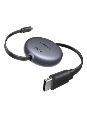 100W Retractable USB C Cable, Fast Charging, Black, 3.3FT | Compatible with iPhone 17/16/15, MacBook Pro/Air, Galaxy S26/S25, iPad Pro/Air, Pixel 10/9, Switch, AirPods. Nylon Braided 100W Retractable USB C Cable, Fast Charging, Black, 3.3FT | Compatible with iPhone 17/16/15, MacBook Pro/Air, Galaxy S26/S25, iPad Pro/Air, Pixel 10/9, Switch, AirPods. Nylon Braided