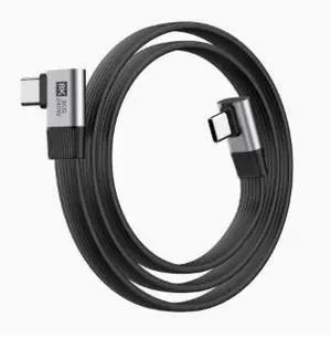 20cm USB-C 5 Extension Cable 80Gbps, 240W PD Fast Charging, 8K@60Hz Video Support, Right Angle USB4 High Speed Cable for Gaming Dock VR Laptop 20cm USB-C 5 Extension Cable 80Gbps, 240W PD Fast Charging, 8K@60Hz Video Support, Right Angle USB4 High Speed Cable for Gaming Dock VR Laptop