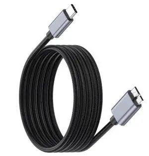 3M USB Type-C to Micro USB 3.0 Cable, 5Gbps High Speed Data Transfer, 5V/3A Charging Cable for External Hard Drive, Camera, SSD 3M USB Type-C to Micro USB 3.0 Cable, 5Gbps High Speed Data Transfer, 5V/3A Charging Cable for External Hard Drive, Camera, SSD