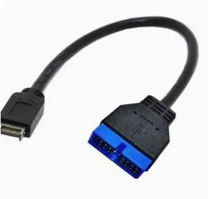 30cm USB 3.1 Type-E 20Pin Male to USB 3.0 19/20Pin Header Adapter Cable, Front Panel Extension Cable for ASUS Gigabyte Motherboard 30cm USB 3.1 Type-E 20Pin Male to USB 3.0 19/20Pin Header Adapter Cable, Front Panel Extension Cable for ASUS Gigabyte Motherboard