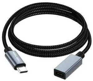 1m USB-C 3.2 Gen 2 Cable, 10Gbps High Speed Data Transfer, 100W PD Fast Charging, 4K@60Hz Video Output, USB Type-C Extension Cable for Laptop, Monitor, Docking Station 1m USB-C 3.2 Gen 2 Cable, 10Gbps High Speed Data Transfer, 100W PD Fast Charging, 4K@60Hz Video Output, USB Type-C Extension Cable for Laptop, Monitor, Docking Station