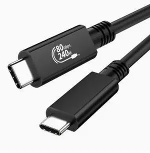 0.5M USB4 Type-C Cable, 80Gbps Ultra High Speed Data Cable with 240W PD Fast Charging, 4K@60Hz Video Support, Coaxial USB-C Cable 0.5M USB4 Type-C Cable, 80Gbps Ultra High Speed Data Cable with 240W PD Fast Charging, 4K@60Hz Video Support, Coaxial USB-C Cable