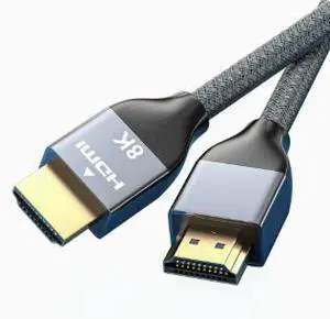 2.0M HDMI 2.1 Cable, 8K@60Hz Ultra High Speed HDMI Cable, 48Gbps Bandwidth, 4K@120Hz HDR Audio Video Cable for Gaming, TV, Monitor and Projector 2.0M HDMI 2.1 Cable, 8K@60Hz Ultra High Speed HDMI Cable, 48Gbps Bandwidth, 4K@120Hz HDR Audio Video Cable for Gaming, TV, Monitor and Projector