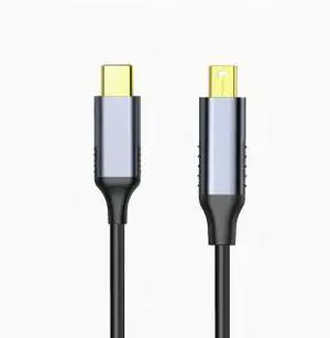 USB Type-C to Mini DisplayPort Cable, 4K@60Hz HD Video Adapter Cable with HDR Support, USB-C Male to Mini DP Converter for Laptop, Monitor and Display USB Type-C to Mini DisplayPort Cable, 4K@60Hz HD Video Adapter Cable with HDR Support, USB-C Male to Mini DP Converter for Laptop, Monitor and Display