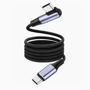 2M USB-C to USB-C Magnetic Self-Winding Cable, 100W PD Fast Charging Cable with E-Marker Chip, Braided Type-C Data Cable for Laptop, Phone, Tablet and Switch 2M USB-C to USB-C Magnetic Self-Winding Cable, 100W PD Fast Charging Cable with E-Marker Chip, Braided Type-C Data Cable for Laptop, Phone, Tablet and Switch