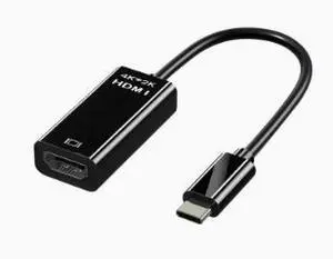 USB-C to HDMI Adapter Cable, 4K@60Hz Ultra HD Video Converter, Type-C Male to HDMI Cable for Laptop, Phone, Tablet and Monitor USB-C to HDMI Adapter Cable, 4K@60Hz Ultra HD Video Converter, Type-C Male to HDMI Cable for Laptop, Phone, Tablet and Monitor