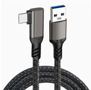 5M USB 3.2 Gen 2 Type-C VR Link Cable, 10Gbps High Speed Data Cable with 60W Fast Charging for Oculus Quest 2/3, VR Headset and Gaming Devices 5M USB 3.2 Gen 2 Type-C VR Link Cable, 10Gbps High Speed Data Cable with 60W Fast Charging for Oculus Quest 2/3, VR Headset and Gaming Devices