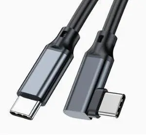 5M Right Angle USB-C to USB-C VR Link Cable, USB 3.2 Gen 2x2 20Gbps High Speed Data Cable with 8K@60Hz Video Output for VR Headset, Gaming and External Devices 5M Right Angle USB-C to USB-C VR Link Cable, USB 3.2 Gen 2x2 20Gbps High Speed Data Cable with 8K@60Hz Video Output for VR Headset, Gaming and External Devices