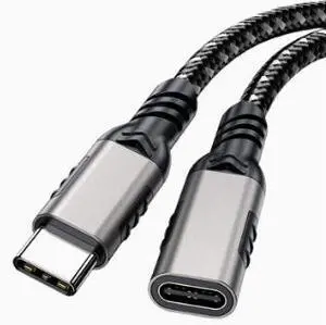 1M USB-C Extension Cable, USB 3.2 Gen 2x2 20Gbps High Speed Data Cable, USB-C Male to Female Extension Cable with 8K Video Support and Durable Braided Design 1M USB-C Extension Cable, USB 3.2 Gen 2x2 20Gbps High Speed Data Cable, USB-C Male to Female Extension Cable with 8K Video Support and Durable Braided Design