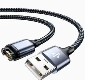 1.2M USB Charging Cable Compatible with Garmin Smart Watches, Replacement Charger Cable for Fenix 7/6X Pro, Forerunner 245/15 and More 1.2M USB Charging Cable Compatible with Garmin Smart Watches, Replacement Charger Cable for Fenix 7/6X Pro, Forerunner 245/15 and More