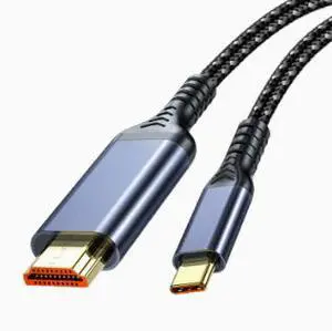 1.8M USB-C to HDMI Cable, 4K@30Hz Video Adapter Cable, Thunderbolt 3/4/5 Compatible USB Type-C Display Cable for Laptop, Monitor, TV and Projector 1.8M USB-C to HDMI Cable, 4K@30Hz Video Adapter Cable, Thunderbolt 3/4/5 Compatible USB Type-C Display Cable for Laptop, Monitor, TV and Projector