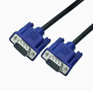1.8M VGA Cable, VGA Male to Male 3+5 Pin Monitor Cable, 1080P HD Video Cable with Copper Conductor for PC, TV, Monitor and Projector 1.8M VGA Cable, VGA Male to Male 3+5 Pin Monitor Cable, 1080P HD Video Cable with Copper Conductor for PC, TV, Monitor and Projector