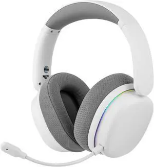 G7 Pro Wireless Gaming Headset, Dual Mode BT5.3 & 2.4GHz | 7.1 Surround Sound, 80+ Hour Battery, RGB Light, with Noise Canceling Mic for PS5, PS4, Switch, PC (White) G7 Pro Wireless Gaming Headset, Dual Mode BT5.3 & 2.4GHz | 7.1 Surround Sound, 80+ Hour Battery, RGB Light, with Noise Canceling Mic for PS5, PS4, Switch, PC (White)