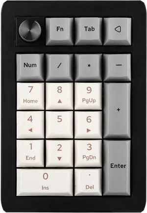 EK21 VIA Gasket Number Pad w/ 1000mAh Battery, BT 5.0/2.4GHz/Wired | Hot-Swap Numpad with Aluminum Alloy knob, Programmable for Win/Mac/Gaming (Black Silver, Wisteria V2 Switch) EK21 VIA Gasket Number Pad w/ 1000mAh Battery, BT 5.0/2.4GHz/Wired | Hot-Swap Numpad with Aluminum Alloy knob, Programmable for Win/Mac/Gaming (Black Silver, Wisteria V2 Switch)