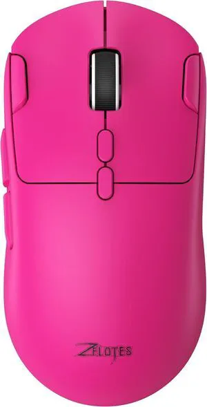 Gaming Wireless Mouse, Bluetooth Rechargeable with 9 Programmable Buttons,Ultra-Light 60g, 24,000 DPI, BT/USB 2.4G / Type-C, Ergonomic Optical Mouse for Laptop, PC,Office and Gamers (Pink) Gaming Wireless Mouse, Bluetooth Rechargeable with 9 Programmable Buttons,Ultra-Light 60g, 24,000 DPI, BT/USB 2.4G / Type-C, Ergonomic Optical Mouse for Laptop, PC,Office and Gamers (Pink)