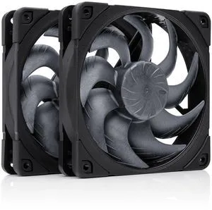 NF-A12x25 G2 PWM Sx2-PP chromax.Black, High-End Quiet Fans 2x120mm NF-A12x25 G2 PWM Sx2-PP chromax.Black, High-End Quiet Fans 2x120mm