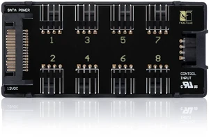 NA-FH1, 8-Port PWM Fan Hub, Magnetic with Short Circuit Protection NA-FH1, 8-Port PWM Fan Hub, Magnetic with Short Circuit Protection