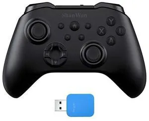 Wireless Controller for PC, iPhone, Android, Switch, Steam, Gamepad 2.4G Bluetooth Controller with Hall Effect Trigger,Turbo,Rumble Vibration (Black) Wireless Controller for PC, iPhone, Android, Switch, Steam, Gamepad 2.4G Bluetooth Controller with Hall Effect Trigger,Turbo,Rumble Vibration (Black)