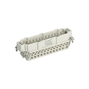 HE-024-F Heavy-Duty Industrial Connector, 24-Pin Plug, IP65 Rated, AC/DC Installation, for Industrial Robotics and Equipment HE-024-F Heavy-Duty Industrial Connector, 24-Pin Plug, IP65 Rated, AC/DC Installation, for Industrial Robotics and Equipment