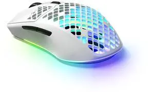 Aerox 3 Wireless - Holey RGB Gaming Mouse - Ultra-lightweight Water Resistant Design - 18K DPI TrueMove Air Optical Sensor -Snow Aerox 3 Wireless - Holey RGB Gaming Mouse - Ultra-lightweight Water Resistant Design - 18K DPI TrueMove Air Optical Sensor -Snow