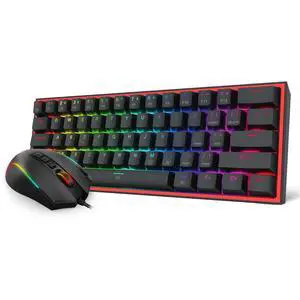CB201 Gaming Keyboard & Mouse Combo, 61 Keys K617 Wired RGB Gaming Keyboard and 8000 DPI Wired M612 Gaming Mouse Bundle, Black CB201 Gaming Keyboard & Mouse Combo, 61 Keys K617 Wired RGB Gaming Keyboard and 8000 DPI Wired M612 Gaming Mouse Bundle, Black