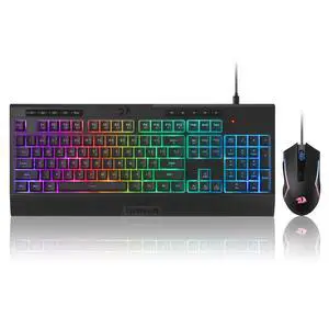 S151 Gaming Keyboard & Mouse Combo, 104 Keys K525 Wired RGB Membrane Keyboard and 10000 DPI Wired M616 Gaming Mouse Bundle S151 Gaming Keyboard & Mouse Combo, 104 Keys K525 Wired RGB Membrane Keyboard and 10000 DPI Wired M616 Gaming Mouse Bundle