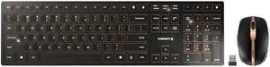 DW 9100 Slim, Wireless Keyboard and Mouse Set, Bluetooth & 2.4 GHz RF Connection, Quiet Keys, Comfortable Writing, Rechargeable, QWERTY, Black/Bronze DW 9100 Slim, Wireless Keyboard and Mouse Set, Bluetooth & 2.4 GHz RF Connection, Quiet Keys, Comfortable Writing, Rechargeable, QWERTY, Black/Bronze