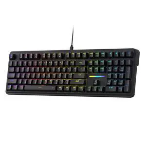 K745 Wired Gasket RGB Gaming Keyboard, 108 Keys Mechanical Keyboard w/Extra 4 Hotkeys, Upgraded Hot-swappable Socket, 5-Layer Noise Dampening, Creamy & Thocky Custom Linear Switch K745 Wired Gasket RGB Gaming Keyboard, 108 Keys Mechanical Keyboard w/Extra 4 Hotkeys, Upgraded Hot-swappable Socket, 5-Layer Noise Dampening, Creamy & Thocky Custom Linear Switch