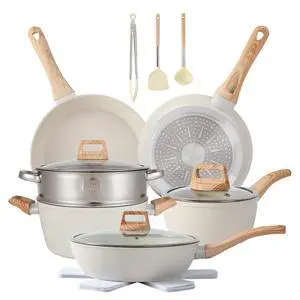 16PCS Pots and Pans Set Non Stick Cookware Set Nonstick with Cooking Set 16PCS Pots and Pans Set Non Stick Cookware Set Nonstick with Cooking Set
