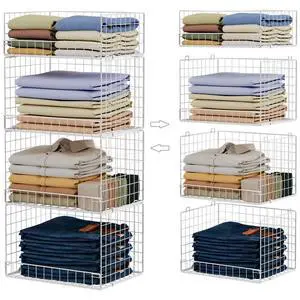 4 Tier Stackable Closet Organizers and Storage Shelves, Foldable Closet Shelf Organizer System, Stackable Storage Bins Drawers for Clothes Organizer System, WhitePatent No. 30022416 4 Tier Stackable Closet Organizers and Storage Shelves, Foldable Closet Shelf Organizer System, Stackable Storage Bins Drawers for Clothes Organizer System, WhitePatent No. 30022416