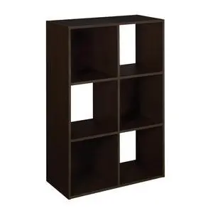 78815 Cubeicals Organizer, 6-Cube - Espresso 78815 Cubeicals Organizer, 6-Cube - Espresso