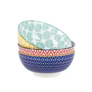 Ceramic Large Salad Bowls Set, 53 OZ Pho Bowls 8 Inch Soup Bowls for Kitchen, Large Serving Bowls for Ramen Pasta Fruit Dinner, Stackable & Sturdy, Set of 3, Assorted Colors Ceramic Large Salad Bowls Set, 53 OZ Pho Bowls 8 Inch Soup Bowls for Kitchen, Large Serving Bowls for Ramen Pasta Fruit Dinner, Stackable & Sturdy, Set of 3, Assorted Colors